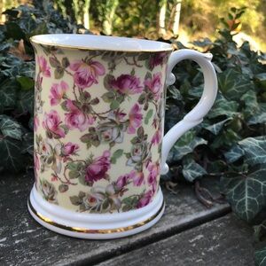 Vintage Royale Garden English Staffordshire Roses Chintz Collection